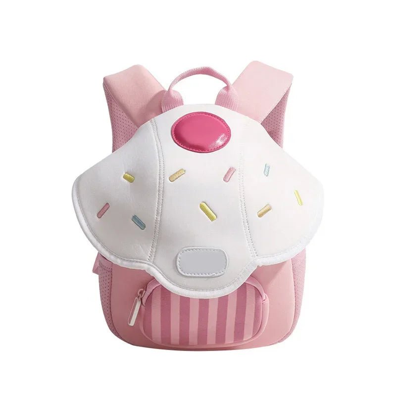 Cartoon Kids Backpack – Small Mushroom Travel & School Bag for Kindergarten Boys & Girls, Cute Baby Accessories – Xeoloex.