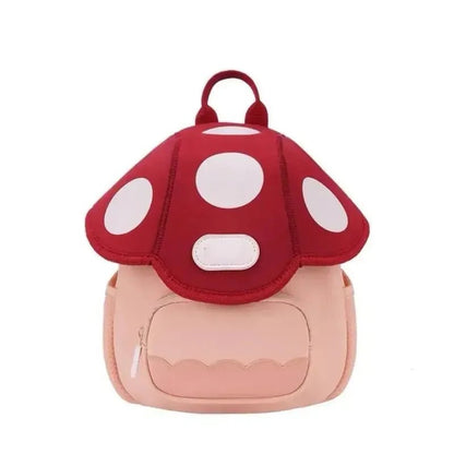 Cartoon Kids Backpack – Small Mushroom Travel & School Bag for Kindergarten Boys & Girls, Cute Baby Accessories – Xeoloex.
