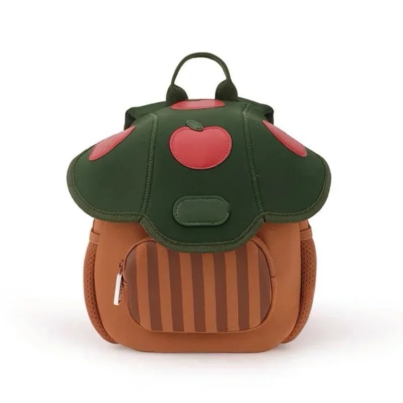 Cartoon Kids Backpack – Small Mushroom Travel & School Bag for Kindergarten Boys & Girls, Cute Baby Accessories – Xeoloex.