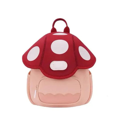 Cartoon Kids Backpack – Small Mushroom Travel & School Bag for Kindergarten Boys & Girls, Cute Baby Accessories – Xeoloex.